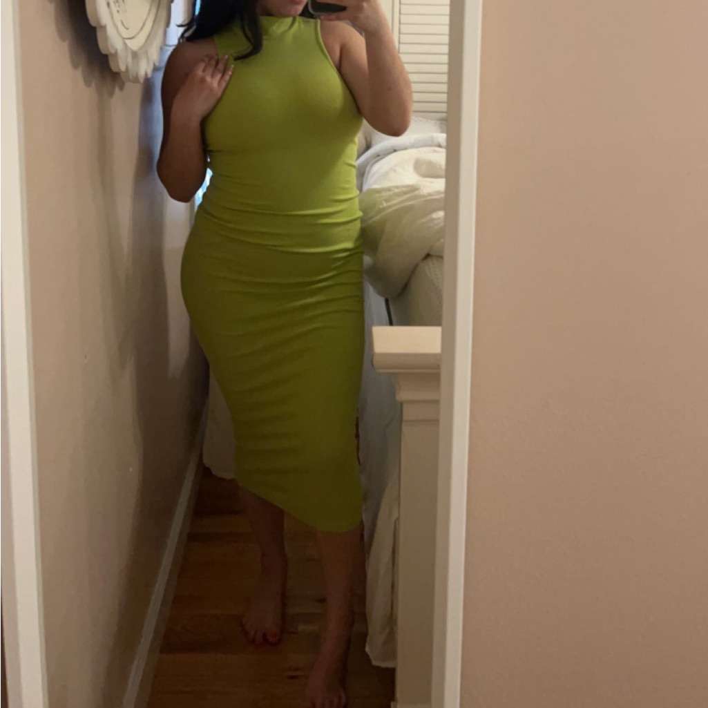 Lime Green Dress